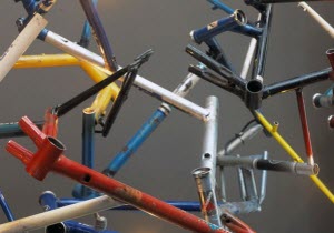 Bike Sculpture by Zac Ridgely and John Tong Bike Sculpture by Zac Ridgely and John Tong